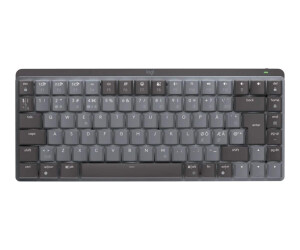 Logitech Master Series MX Mechanical Mini - keyboard - backlit - wireless - Bluetooth Le - Qwerty - Nordic (Danish/Finnish/Norwegian/Swedish)