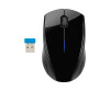 HP 220 - mouse - right and left -handed - optically - wireless - 2.4 GHz - wireless receiver (USB)