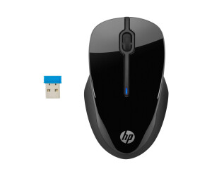HP 250 - Mouse - 3 keys - wireless - 2.4 GHz - Wireless...