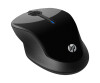 HP 250 - Mouse - 3 keys - wireless - 2.4 GHz - Wireless recipient (USB)