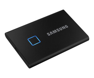 Samsung T7 Touch MU-PC1T0K - SSD - verschlüsselt - 1 TB - extern (tragbar)