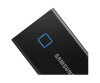 Samsung T7 Touch MU-PC1T0K - SSD - verschlüsselt - 1 TB - extern (tragbar)