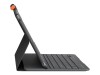Logitech Slim Folio - Tastatur und Foliohülle - kabellos - Bluetooth - QWERTZ - Deutsch - Graphite - für Apple 10.2-inch iPad (7. Generation, 8. Generation, 9. Generation)