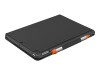 Logitech Slim Folio - Tastatur und Foliohülle - kabellos - Bluetooth - QWERTZ - Deutsch - Graphite - für Apple 10.2-inch iPad (7. Generation, 8. Generation, 9. Generation)
