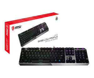 MSI Vigor GK50 low profile - keyboard - backlit