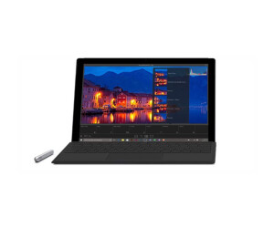 Microsoft Surface Pro Type Cover (M1725) - keyboard - with a trackpad, accelerometer - QWERTZ - German - Black - Commercially - for Surface Pro (mid -2017)
