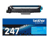Brother TN247C - Cyan - original - toner cartridge