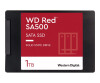 WD Red SA500 NAS SATA SSD WDS100T1R0A - SSD - 1 TB - Intern - 2.5 "(6.4 cm)