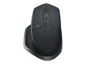Logitech MX Master 2S - Maus - Laser - 7 Tasten - kabellos - Bluetooth, 2.4 GHz - kabelloser Empfänger (USB)