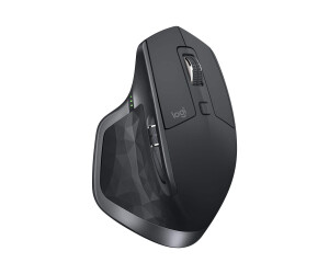 Logitech MX Master 2S - Maus - Laser - 7 Tasten - kabellos - Bluetooth, 2.4 GHz - kabelloser Empfänger (USB)