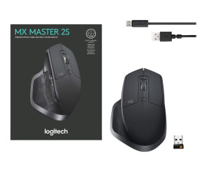 Logitech MX Master 2S - Mouse - Laser - 7 keys - Wireless...