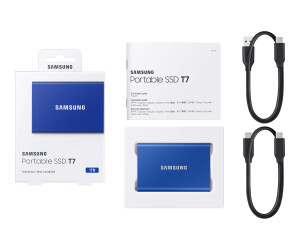 Samsung T7 MU -PC1T0H - SSD - encrypted - 1 TB - external (portable)
