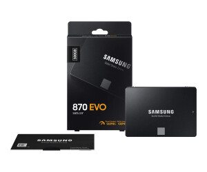 Samsung 870 EVO MZ-77E500B - SSD - verschlüsselt - 500 GB - intern - 2.5" (6.4 cm)