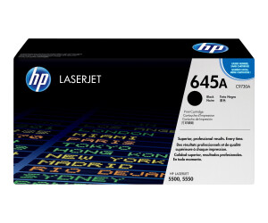 HP 645A - Schwarz - original - LaserJet - Tonerpatrone...