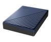 WD My Passport Ultra WDBFTM0040BBL - Festplatte - verschlüsselt - 4 TB - extern (tragbar)