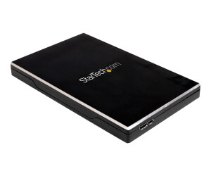 Startech.com 2.5 inches SATA/SSD USB 3.0 Superspeed hard disk housing - black - external housing for 2.5 (6.4cm)