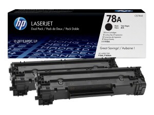 HP 78A - 2er-Pack - Schwarz - original - LaserJet -...