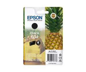 Epson 604 - 3.4 ml - black - original - blister with RF-...