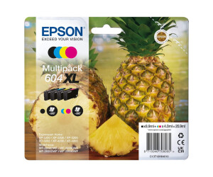 Epson 604XL Multipack - 4er-Pack - XL - Schwarz, Gelb,...