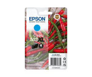 Epson 503xl - 6.4 ml - cyan - original - blister packaging