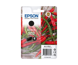 Epson 503 - 4.6 ml - Schwarz - original - Blisterverpackung