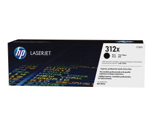 HP 312X - Hohe Ergiebigkeit - Schwarz - original -...