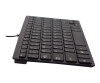 R-Go Compact Tastatur, QWERTY (UK), weiß, drahtgebundenen