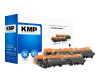 KMP DoublePack B -T57D - 2 -pack - black - compatible - toner cartridge (alternative to: Brother TN242BK)