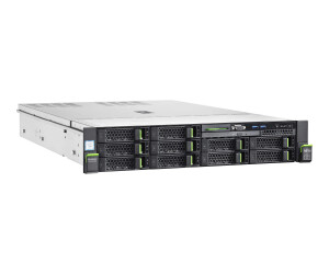 Fujitsu Primergy RX2540 M5 - Server - Rack Montage - 2U - Two Way - 1 x Xeon Silver 4215 / 2.5 GHz - RAM 16 GB - SATA - Hot -Swap 6.4 cm (2.5 ")