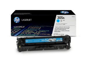 HP 305A - Cyan - original - LaserJet - Tonerpatrone (CE411A)