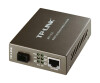 TP -Link MC111CS - Media Converter - 100MB LAN - 10Base -T, 100Base -FX, 100Base -TX - RJ -45 / SC Single mode - up to 20 km - 1550 (TX)
