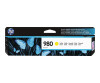 HP 980 - 86.5 ml - yellow - original - ink cartridge