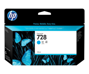 HP 728 - 130 ml - cyan - original - design jet