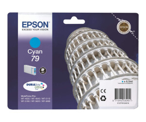 Epson 79 - 6.5 ml - cyan - original - ink cartridge
