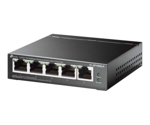 TP -Link TL -SF1005LP - V1 - Switch - Unmanaged - 5 x 10/100 (4 POE)