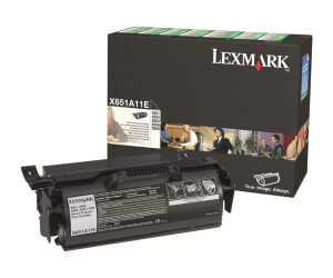 LEXMARK black - original - toner cartridge LCCP, LRP