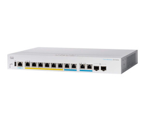 Cisco Business 350 Series CBS350-8MGP-2X - Switch - L3 - managed - 6 x 10/100/1000 (PoE+)