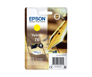 Epson 16 - 3.1 ml - yellow - original - ink cartridge