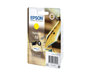 Epson 16 - 3.1 ml - yellow - original - ink cartridge