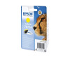 Epson T0714 - 5.5 ml - yellow - original - ink cartridge