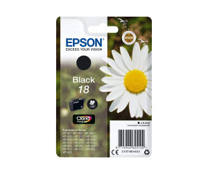Epson 18 - 5.2 ml - black - original - ink cartridge