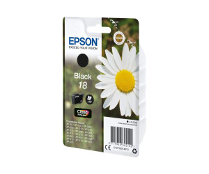 Epson 18 - 5.2 ml - black - original - ink cartridge