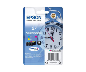 Epson 27 Multi-Pack - 3er-Pack - 10.8 ml - Gelb, Cyan, Magenta
