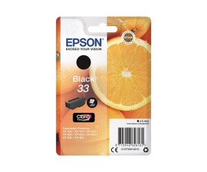 Epson 33 - 6.4 ml - black - original - blister packaging