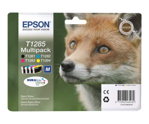 Epson T1285 Multipack - 4 -pack - 16.4 ml - black, yellow, cyan, magenta