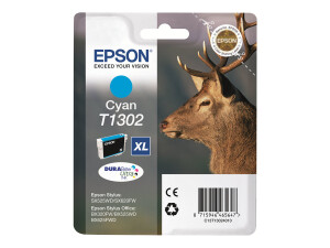 Epson T1302 - 10.1 ml - Cyan - Blister mit RF- /...