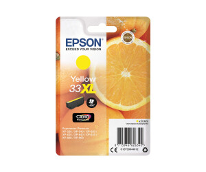 Epson 33XL - 8.9 ml - XL - Gelb - Original -...