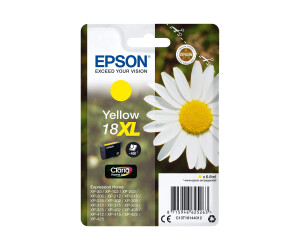 Epson 18xl - 6.6 ml - XL - yellow - original - ink cartridge