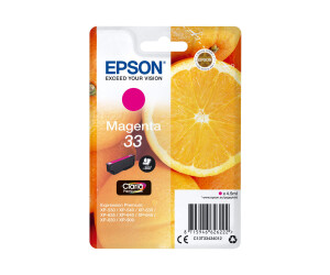 Epson 33 - 4.5 ml - Magenta - original - blister packaging