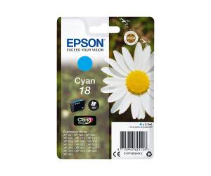 Epson 18 - 3.3 ml - cyan - original - ink cartridge